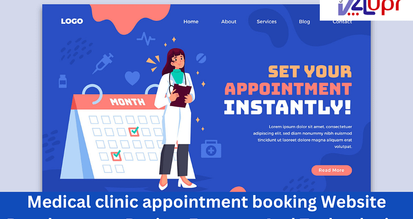 Medical clinic appointment booking Website